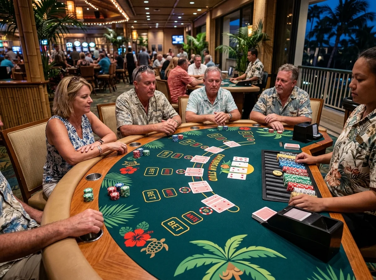 Poker Caribbean at JackMillion online casino table games