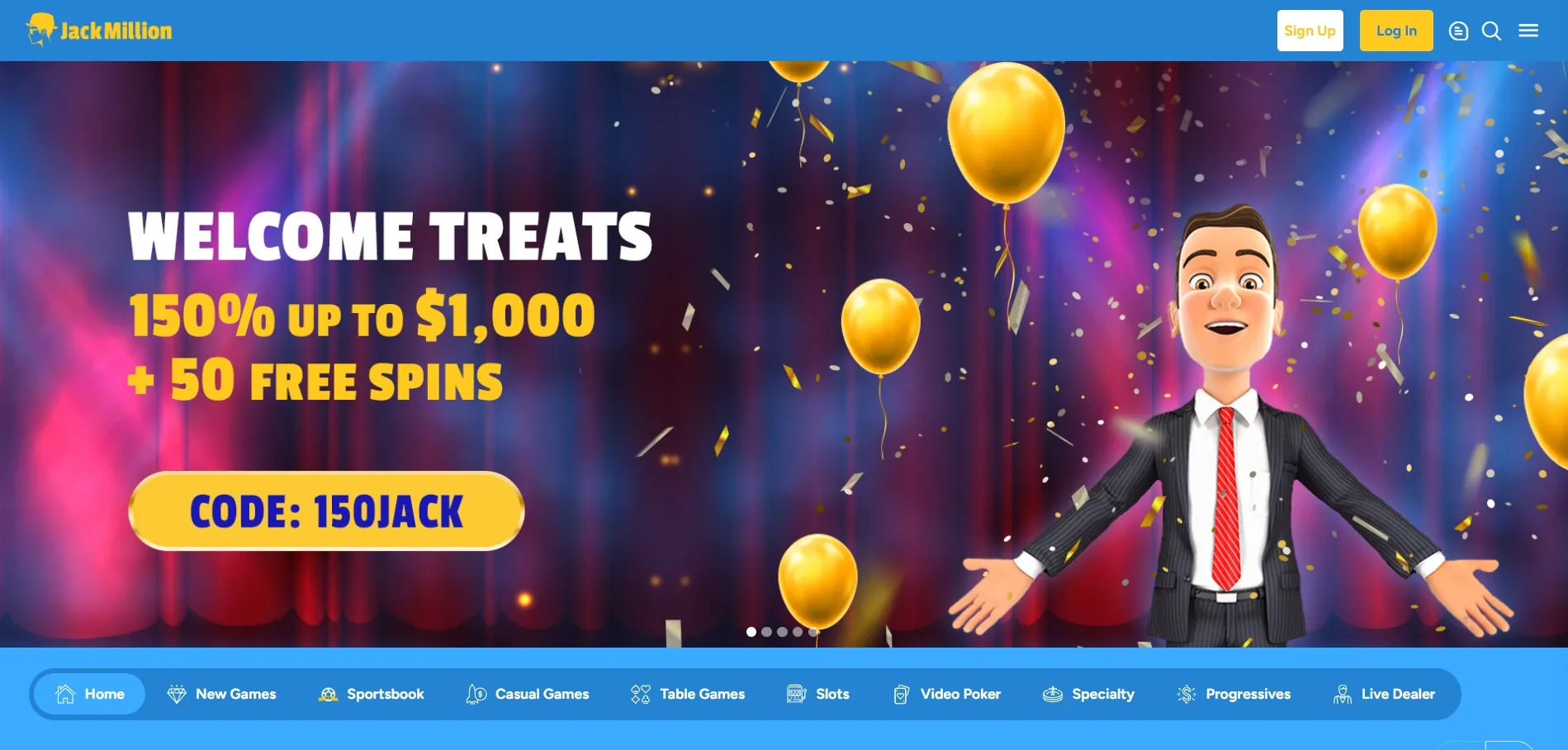 JackMillion online casino